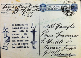 POSTA MILITARE ITALIA IN SLOVENIA  - WWII WW2 - S7425 - Posta Militare (PM)