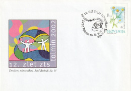 SCOUT SLOVENIA 2007 - FDC 12. FLY ON THE IMMAGINATION. SPECIAL CANCEL TOLMIN - Slowenien