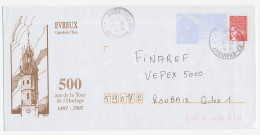 Postal Stationery / PAP France 1998 Tower Clock - Relojería