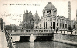 73337624 Gand Belgien Banque Nationale Et Le Chateau Du Diable Gand Belgien - Andere & Zonder Classificatie