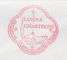 Meter Cover Netherlands 1985 - Pitney Bowes 6396 Lampas Charitatis - Lamp - Hospital - PAX - Zwolle - Altri & Non Classificati