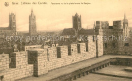 73337622 Gand Belgien Chateau Des Comtes Vu De La Plateforme Du Donjon Gand Belg - Andere & Zonder Classificatie