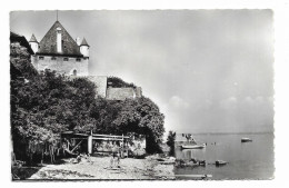 YVOIRE - RARE - Village Médiéval - Le Château Et Les Bords Du Léman - Animé - Edit. J. Cellard - - Yvoire