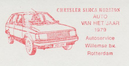 Meter Cut Netherlands 1979 Car - Chrysler Simca Horizon - Car Of The Year 1979 - Autos