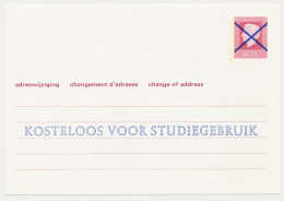 Verhuiskaart G. 43 S - STUDIEGEBRUIK - Postal Stationery