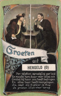 Hengelo Overijssel Groeten Uit Fantasiekaart Oud ±1916 C3199 - Hengelo (Ov)