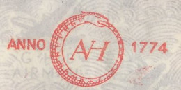 Registered Meter Cover Netherlands 1961 Ouroborus - Snake - Rotterdam - Autres & Non Classés