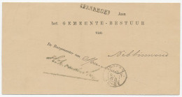 Naamstempel Spanbroek 1888 - Lettres & Documents