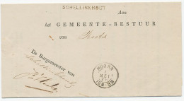Naamstempel Schellinkhout 1876 - Lettres & Documents