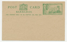 Postal Stationery Barbados Sugar Cane - Agricultura