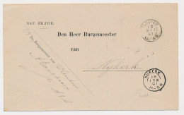 Kleinrondstempel Vleuten 1889 - Non Classés