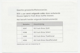 Briefkaart G. 375 Particulier Bedrukt D.E. / Douwe Egberts - Interi Postali