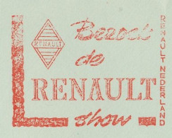 Meter Cover Netherlands 1958 Car - Renault Show - Coches