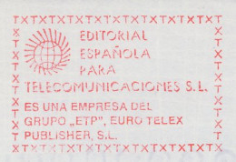 Meter Cut Spain 1984 Telex - Euro Telex Publisher - Télécom