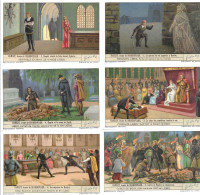 (bouillon) LIEBIG S 1327 « Hamlet, Drame De Shakespeare  » - Série Complète De 6 Chromos - Liebig