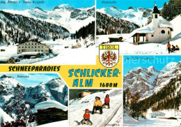 73337449 Neustift Stubaital Tirol Hoher Burgstall Almkapelle Schlicker Alm Schli - Other & Unclassified