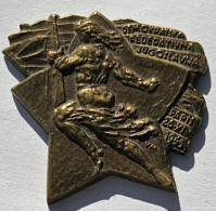 DEMOKRATSKA FEDERATIVNA JUGOSLAVIJA PARIS 26. XI. 1945 Plaque  WW2 - YUGOSLAVIA PARTISANS ARMY   PLIM - Sonstige & Ohne Zuordnung