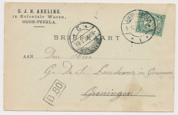 Firma Briefkaart Oude Pekela 1907 - Koloniale Waren - Non Classés