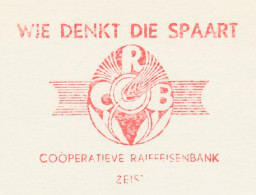 Meter Card Netherlands 1968 Corn Ear - Cooperative Bank - Agricultura