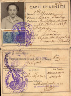 Carte D Identité, Commssaria De Police Besançon, 1943 - Non Classés