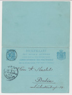 Briefkaart G. 30 Leiden - Berlijn Duitsland 1893 - Entiers Postaux