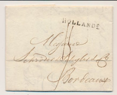 Amsterdam - Bordeaux Frankrijk 1802 - Hollande - ...-1852 Prephilately