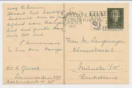 Briefkaart G. 311 Leeuwarden - Munster Duitsland 1955 - Entiers Postaux