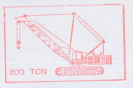 Meter Cut Belgium 1997 Lifting Crane - Andere & Zonder Classificatie