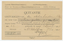 Telegraaf Kwitantie Oude Pekela 1925 - Non Classés