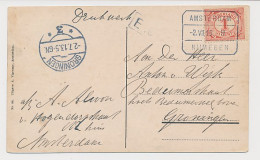 Treinblokstempel : Amsterdam - Nijmegen II 1913 - Unclassified