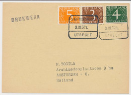 Treinblokstempel : S Hertogenbosch - Utrecht L 1967 - Unclassified