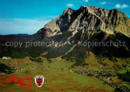 73337398 Ehrwald Tirol Fliegeraufnahme Mit Zugspitze Ehrwald Tirol - Sonstige & Ohne Zuordnung