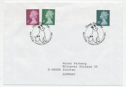 Cover / Postmark GB / UK 2001 Dog - Altri & Non Classificati