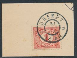 Grootrondstempel Drempt 1912 - Poststempels/ Marcofilie
