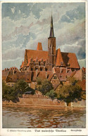 Breslau - Kreuzkirche - Künstlerkarte Günther-Naumburg - Schlesien