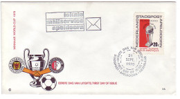 Cover / Postmark City Mail Netherlands 1970 World Cup 1970 - Feyenoord - Andere & Zonder Classificatie