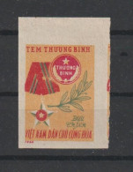 North VIETNAM 1966 IMPERFORATE MILITARY STAMPS -  RARE **MNH  VF   Réf MM - Vietnam