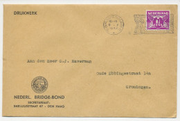 Envelop Den Haag 1934 - Bridgebond - Unclassified
