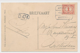 Treinblokstempel : Apeldoorn - Amsterdam C 1913  - Unclassified