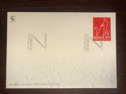 NORWAY FDC COVER 2009 YEAR BLINDNESS BLIND BRAILLE HEALTH MEDICINE STAMPS - FDC