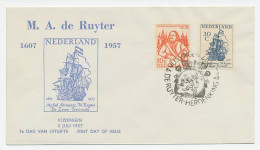 FDC / 1e Dag Em. De Ruyter 1956 - Sin Clasificación