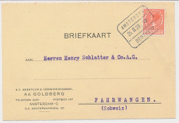 Treinblokstempel : Amsterdam - Bentheim VIII 1929 - Unclassified