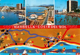 73337332 Marbella Andalucia Costa Del Sol Strand Lageplan Marbella Andalucia - Andere & Zonder Classificatie
