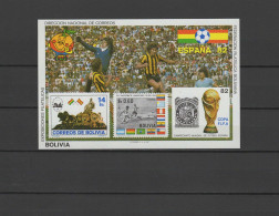 Bolivia 1981 Football Soccer World Cup S/s MNH -scarce- - 1982 – Spain