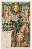 Postal Stationery Bayern 1903 Lutzower Pageants - Horse - Gymnastic Festival - Militares