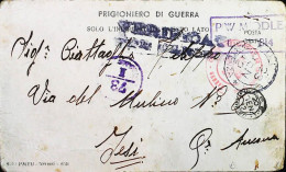 POW WW2 – WWII Italian Prisoner Of War In SUDAN - Censorship Censure Geprüft  – S7738 - Correo Militar (PM)