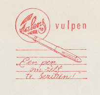 Meter Cover Netherlands 1963 Fountain Pen - Talens - Apeldoorn - Unclassified