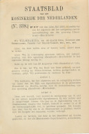 Staatsblad 1920 : Spoorlijn Hoensbroek - Heerlerheide - Historische Dokumente