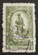 LIECHTENSTEIN  YT 40 OBLITERE  ANNÉE 1920 - Used Stamps