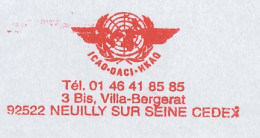 Meter Cover France 2003 ICAO - International Civil Aviation Organization  - Flugzeuge